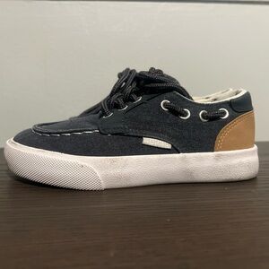 Kids Sneakers in Navy and Tan